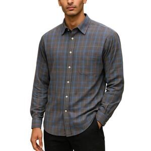 New Peter Millar Men’s Plaid Button-Up Shirt Classic Fit Long Sleeve Size XL